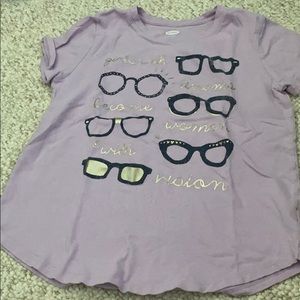 This is a purple old navy shirt in good condition!